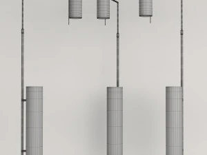 alma floor lamp by kelly wearstler 3D Model