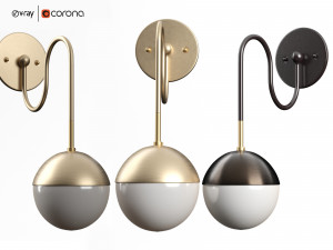 balise sconce by atelier de troupe 3D 모델