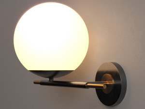 globe sconces from italy 3D मॉडल