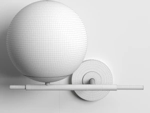 globe sconces from italy 3D Model