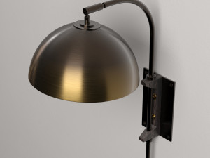 pigalle gold copper sconce 3D Model