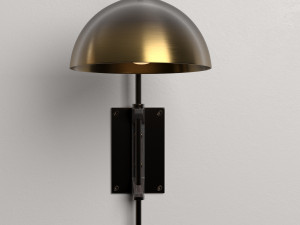 pigalle gold copper sconce 3D Model