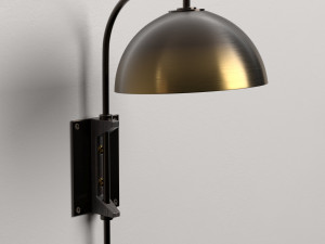 pigalle gold copper sconce 3D Model