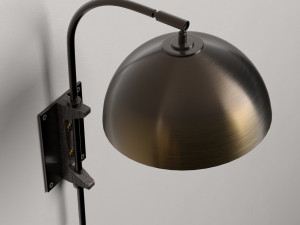 pigalle gold copper sconce 3D Model