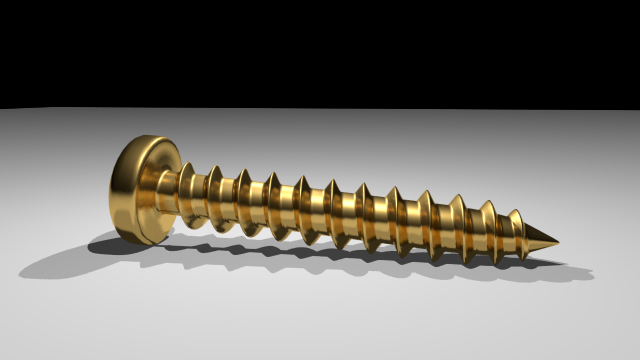 phillips head screw Model 3D .c4d .max .obj .3ds .fbx .stl .blend 