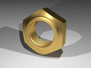 hex nut 3D Model