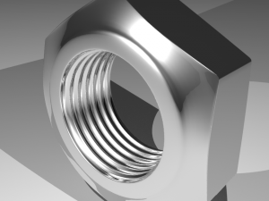 hex nut 3D 模型