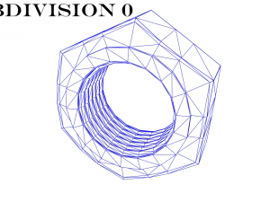 hex nut 3D 模型
