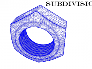 hex nut 3D 模型