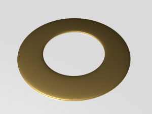 flat washer Model 3D