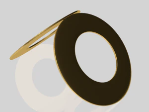 arruela plana Modelo 3D