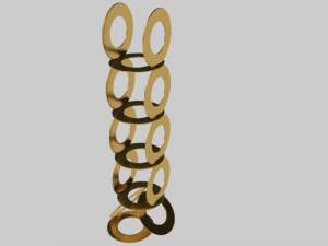 arruela plana Modelo 3D