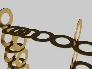 arruela plana Modelo 3D