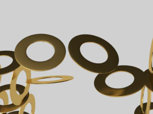 arruela plana Modelo 3D