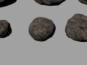 15 high poly rocks with textures 3D मॉडल