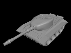 tank low poly model 3d 3D 모델