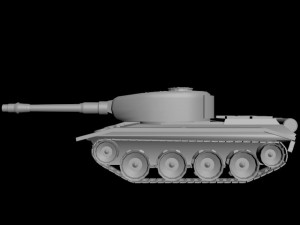 tank low poly model 3d 3D 모델