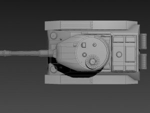 tank low poly model 3d 3D 모델