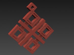 pagan slavic talisman 3d model 3D Модель