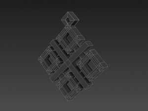 pagan slavic talisman 3d model 3D Модель