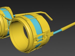 steampunk glasses 3D Модель