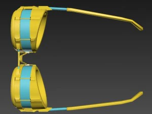 steampunk glasses 3D Model