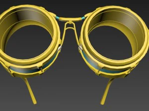 steampunk glasses 3D Model