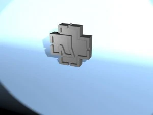 rammstein logo decoration 3D Model