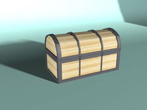 ダワーチェスト低ポリモデル3Dモデル 3Dモデル