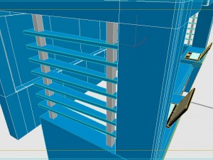 reception counter 3D Model