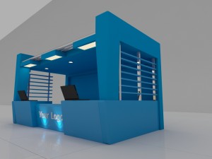 reception counter 3D Model