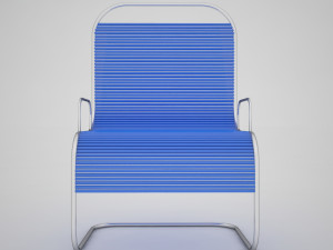 steal chair 0502 3D मॉडल