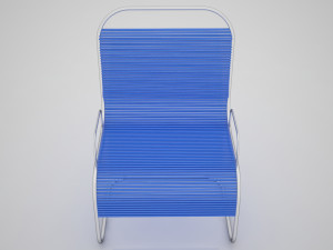steal chair 0502 3D मॉडल