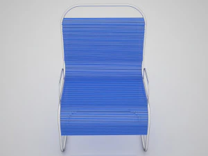steal chair 0502 3D Model