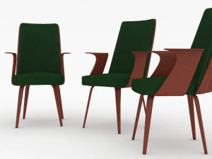 office chair low-poly 3D Model
