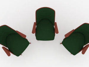 office chair low-poly Modelo 3D