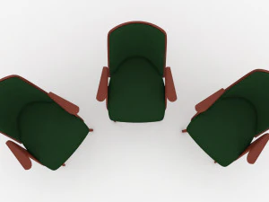 office chair low-poly 3D Model