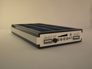 power bank solar 3D मॉडल