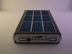 power bank solar 3D Модель