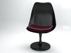 black tulip chair 3D Model