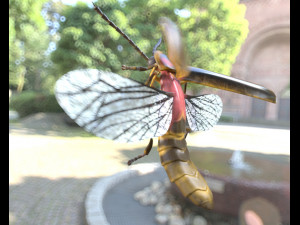 firefly rigged pbr low poly insect Modello 3D