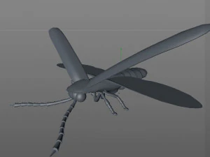 vaga-lume equipado pbr baixo poli inseto Modelo 3D