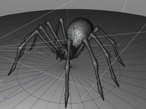 giant spider insect 3D Model