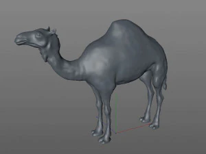 camel rigged animal 3D Model