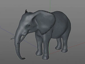 elephant rigged animal 3D Model