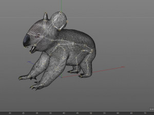 koala rigged animal Model 3D