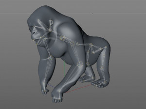 orangutan rigged animal 3D Model