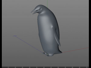 Penguin rigged animal 3D Model