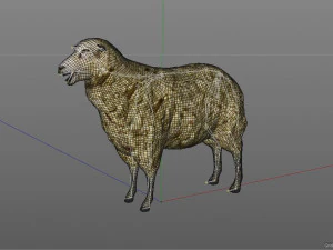 sheep rigged animal 3D Model