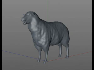 sheep rigged animal 3D Model
